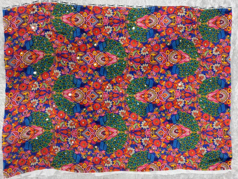 D No 210 By St Chinon Silk Patola With Peacock Printed Saree